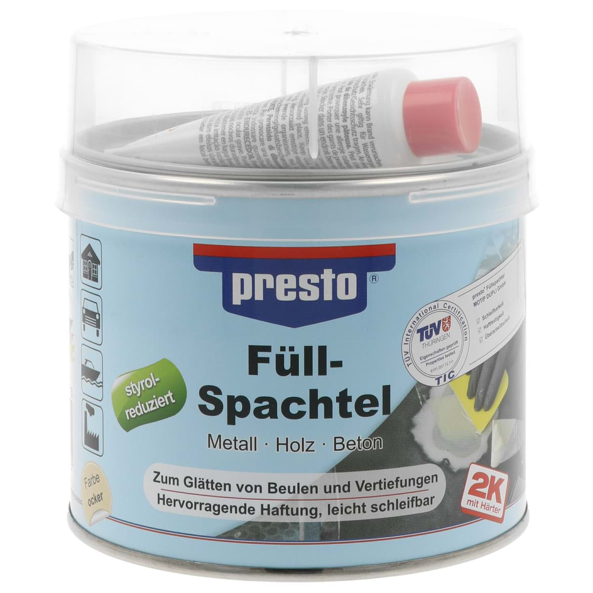 Presto Füllspachtel  1000g 600115 resmi