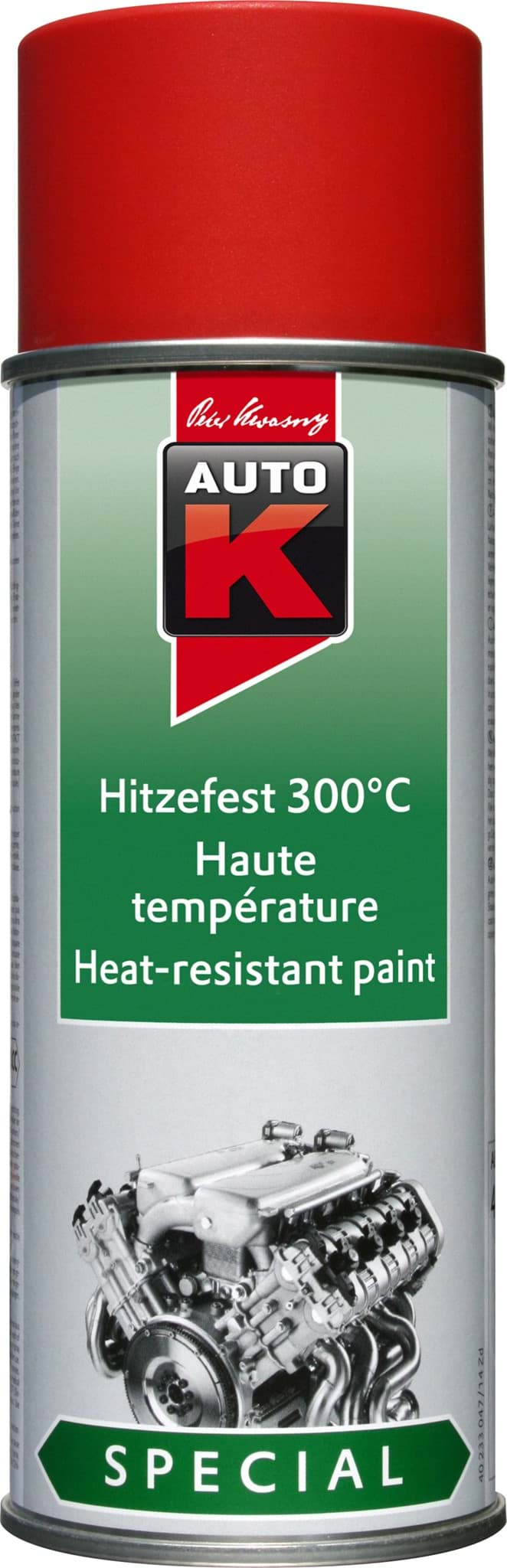 Afbeelding van Lackspray hitzefest 300°C rot von AutoK