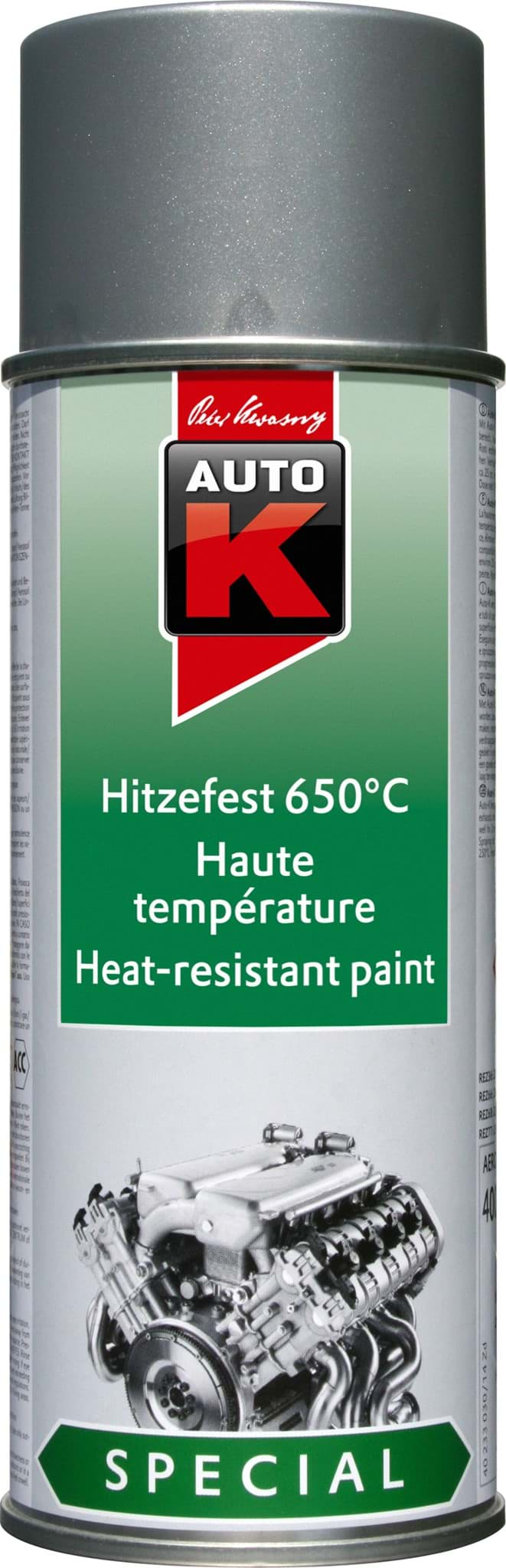 Изображение Lackspray hitzefest 650°C silber von AutoK