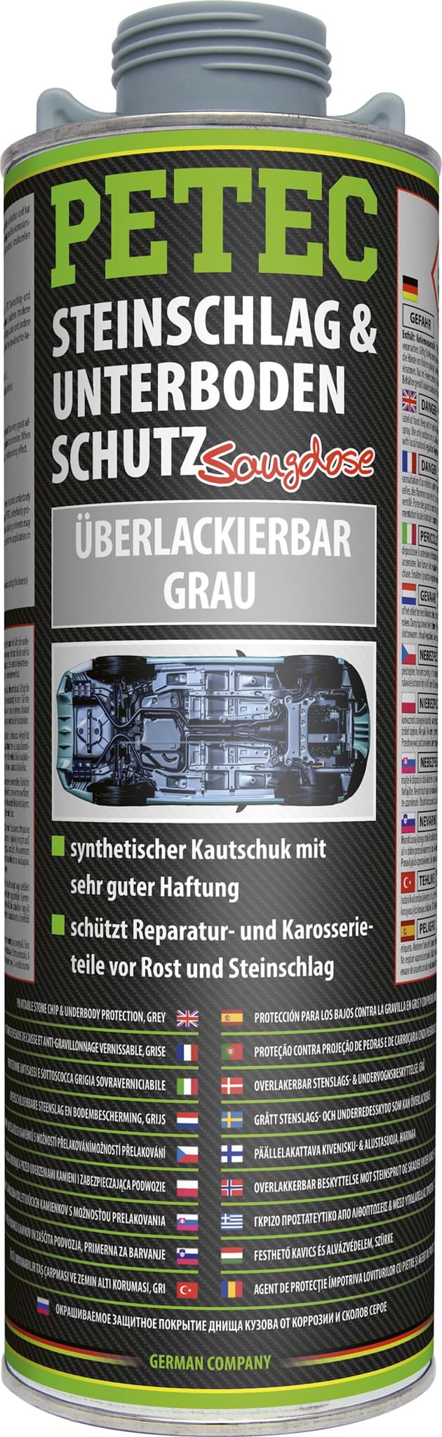 Petec Unterbodenschutz UBS grau überlackierbar 1L 73310 resmi