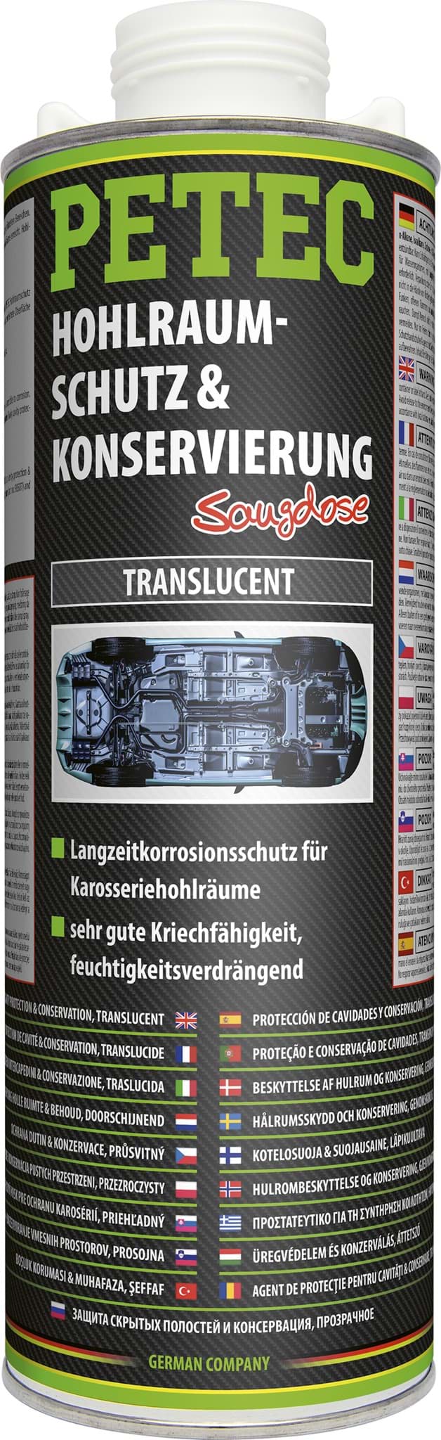 Picture of Petec Hohlraumversiegelung Hohlraumschutz & -Konservierung Transparent 1L 73510