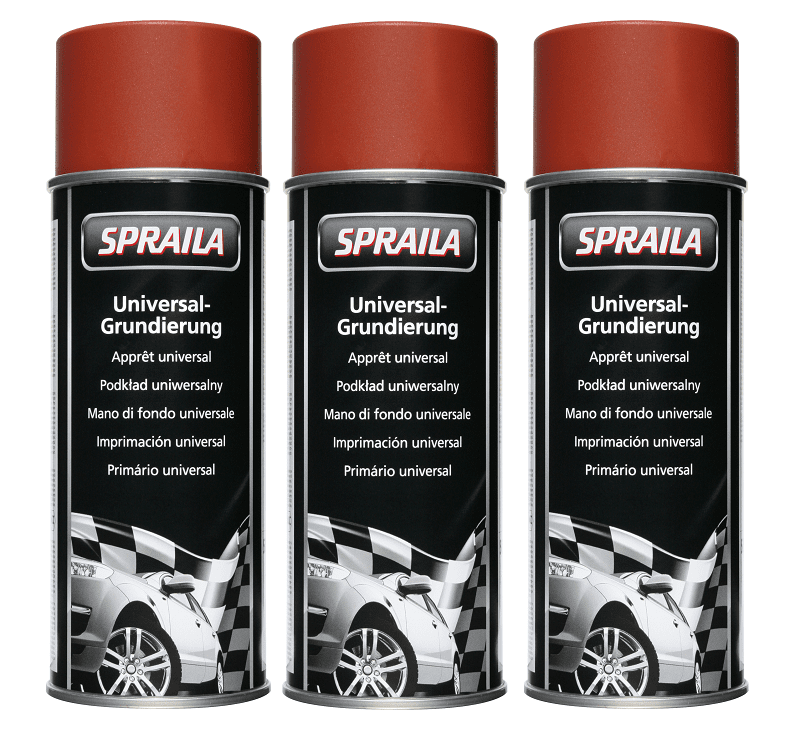 Bild von Spraila Universalgrundierung rot 3 x 400ml