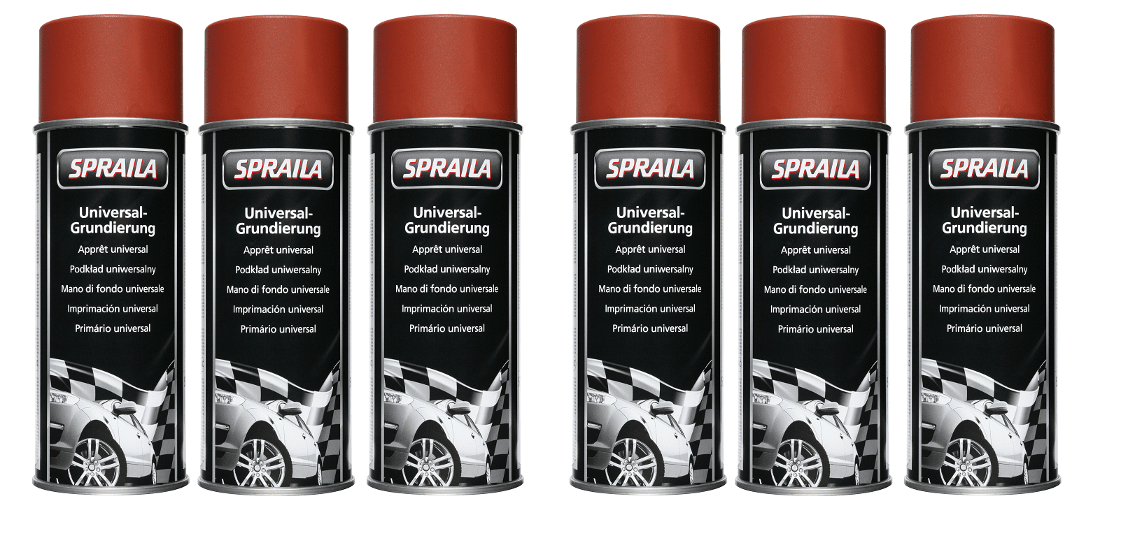 Изображение Spraila Universalgrundierung rot 6 x 400ml  300002