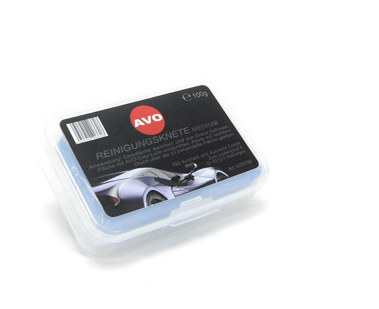 Picture of AVO Reinigungsknete 100g blau medium