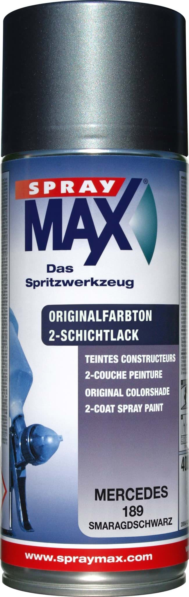 SprayMax Originalfarbton für Mercedes 189 smaragdschwarz resmi