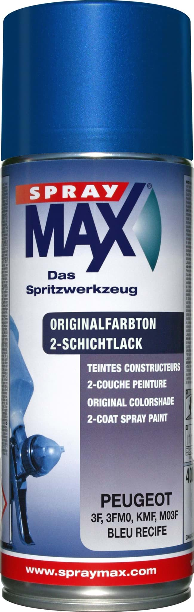 Bild von SprayMax Originalfarbton für Peugeot KMF bleu recife