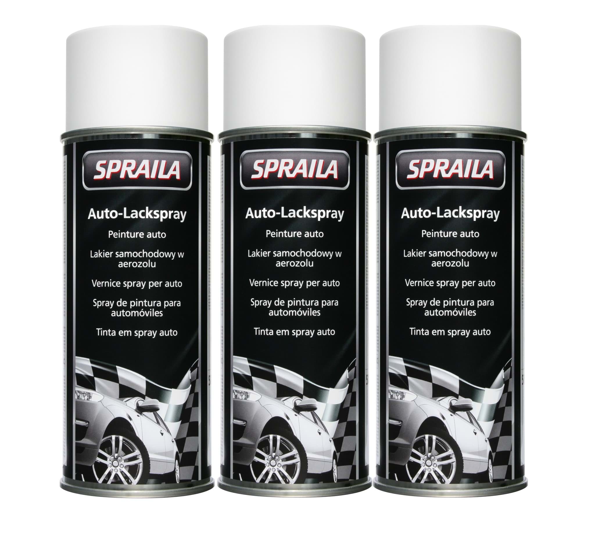 Bild von Spraila Lackspray Universal weiß glanz 3 x 400ml