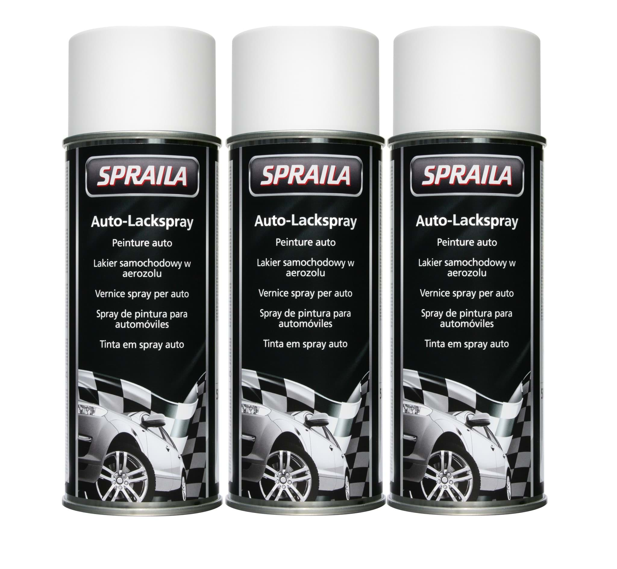 Изображение Spraila Lackspray Universal weiß glanz 3 x 400ml K300004-3