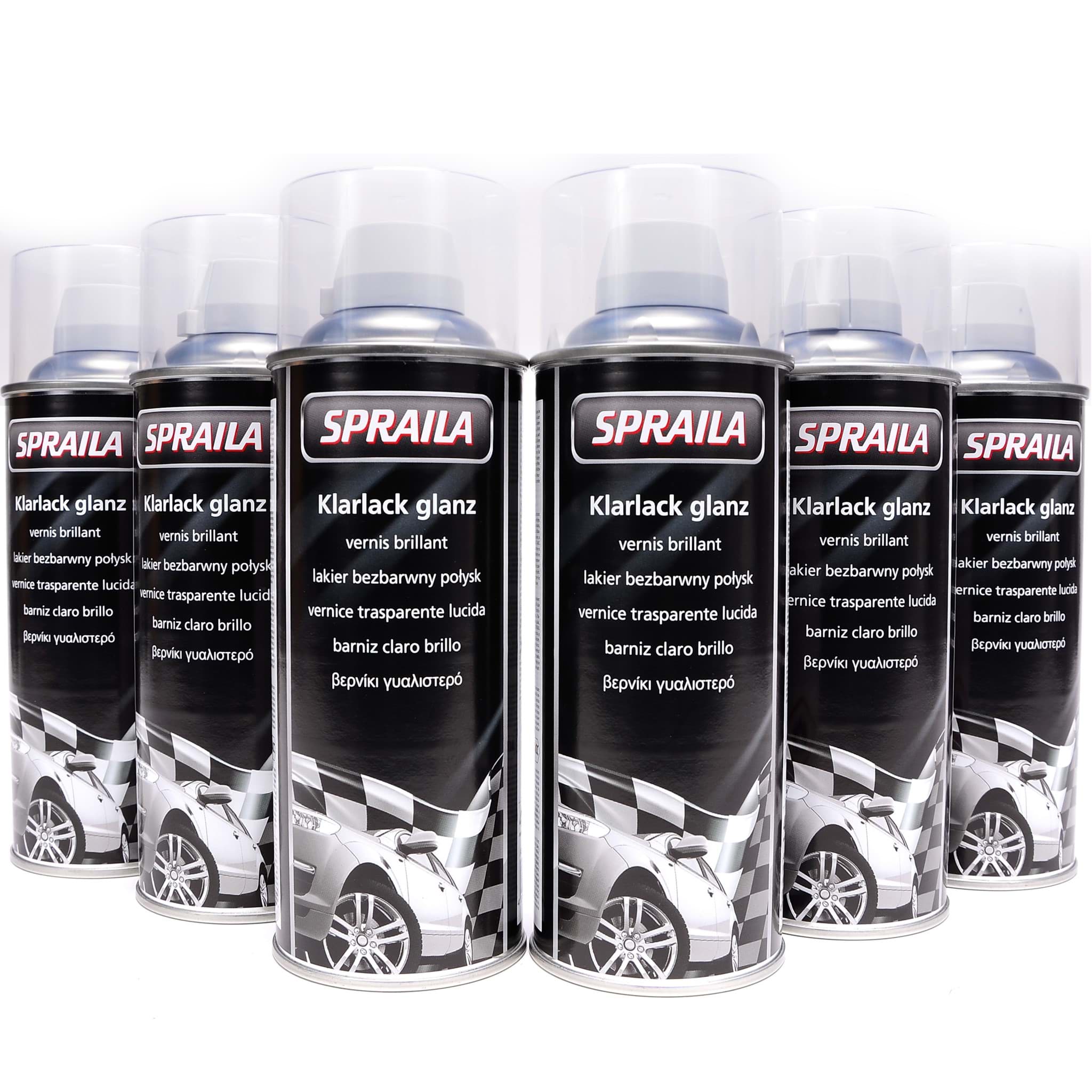 Bild von Spraila 2 Schicht Klarlack 6 x 400ml