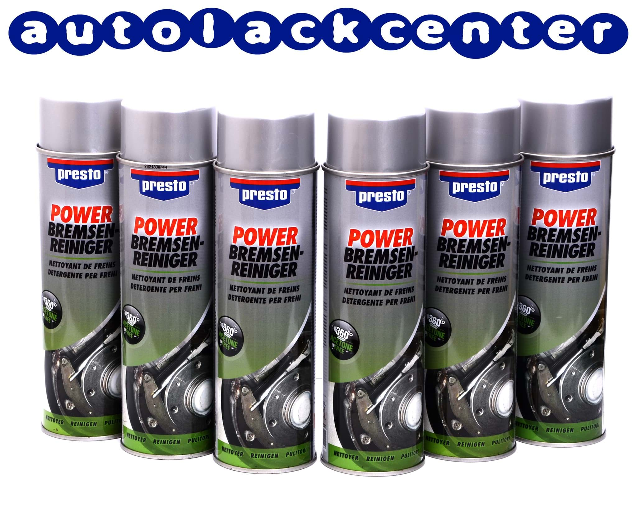 Afbeelding van Presto Bremsenreiniger 6X 500ml Sparset!