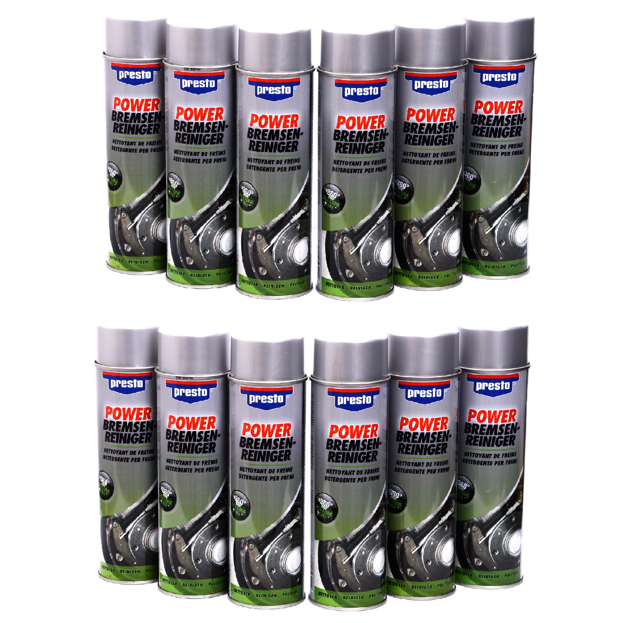 Picture of Presto Bremsenreinigerspray Bremsenreiniger 12 X 500ml Sparset!