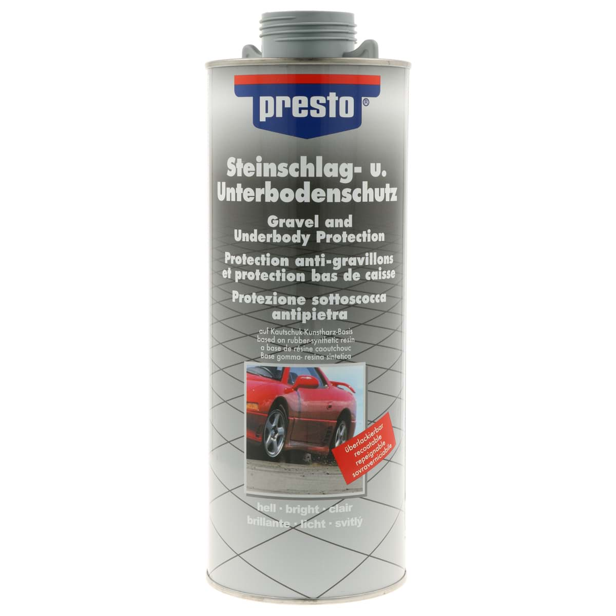 Изображение Presto UBS Unterbodenschutz überlackierbar grau 1Liter DC603222