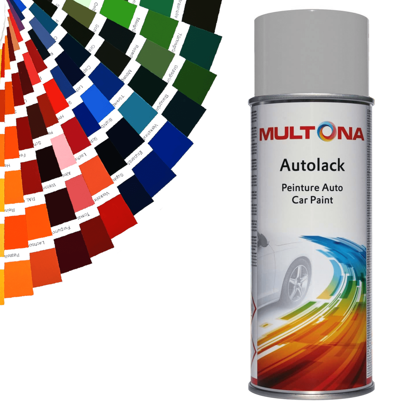 Bild von Multona Autolack für Mercedes 366 Azuritblau met. Lackspray 400ml