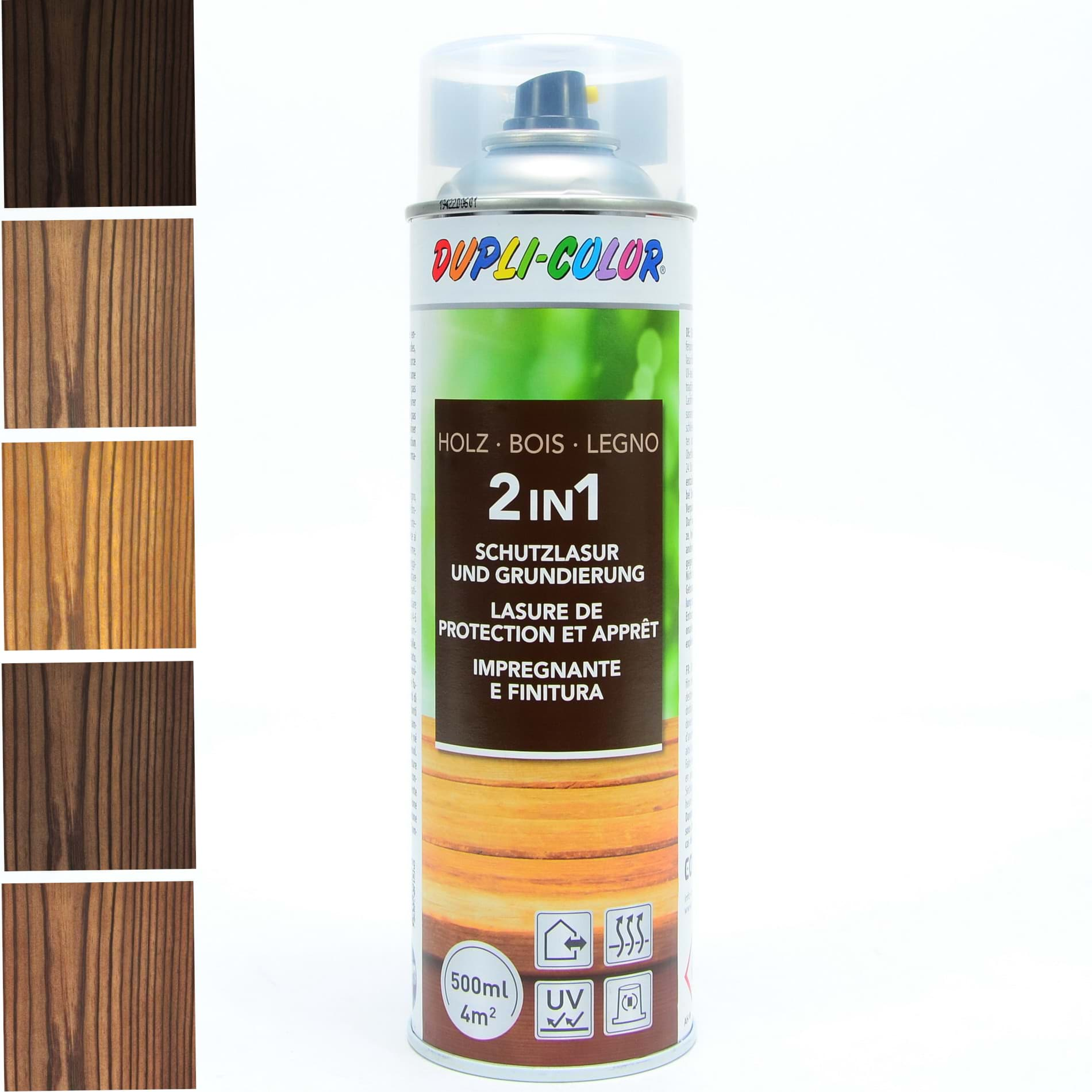 Изображение DUPLI-COLOR Holzschutzlasur 2 in 1 500ml