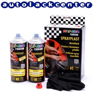 Dupli-Color SPRAYPLAST Abziehlack Sprühfolie 2x400 ml transparent seidenglänzend resmi