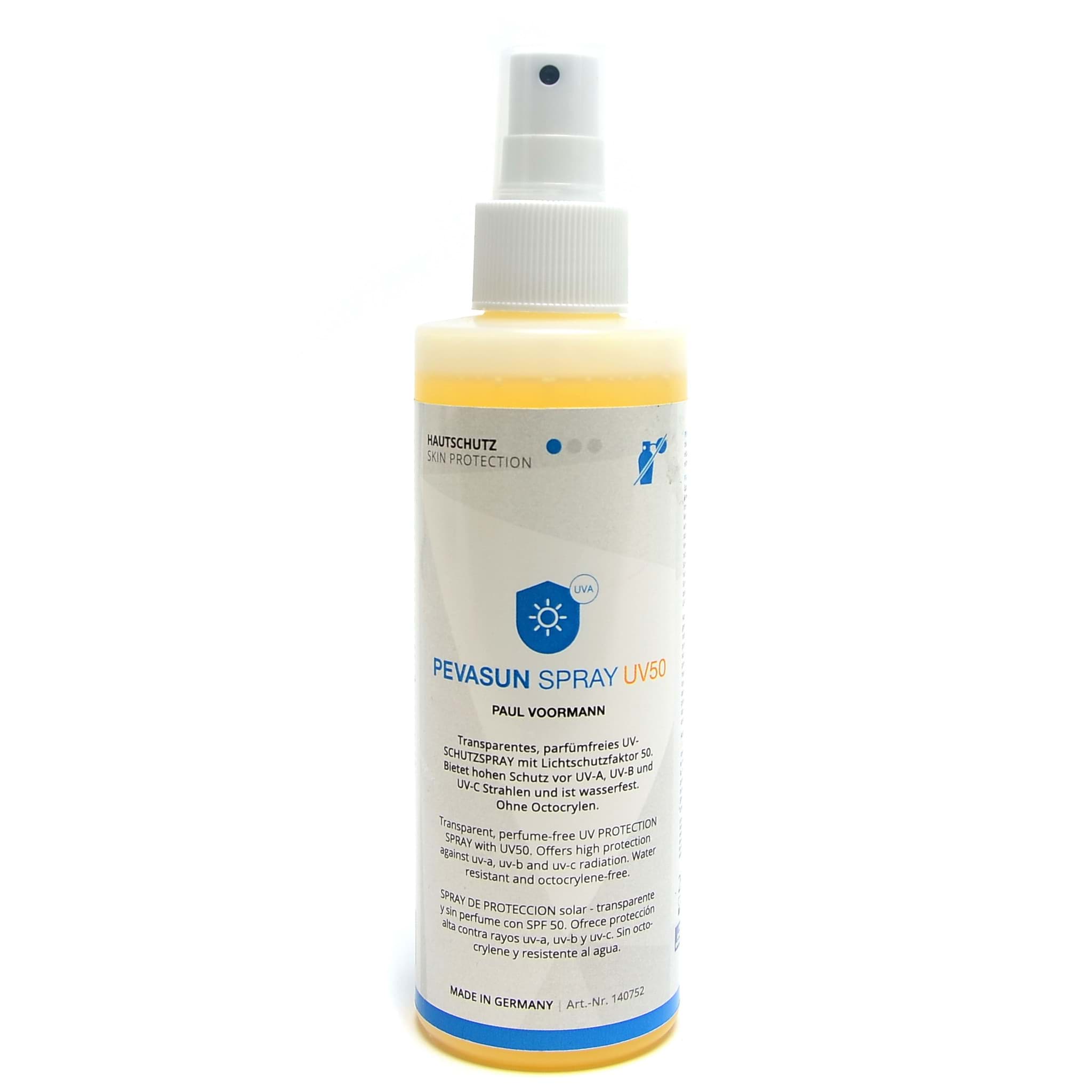 Bild von Pevasun Sonnenspray UV50 200 ml Sprühflasche