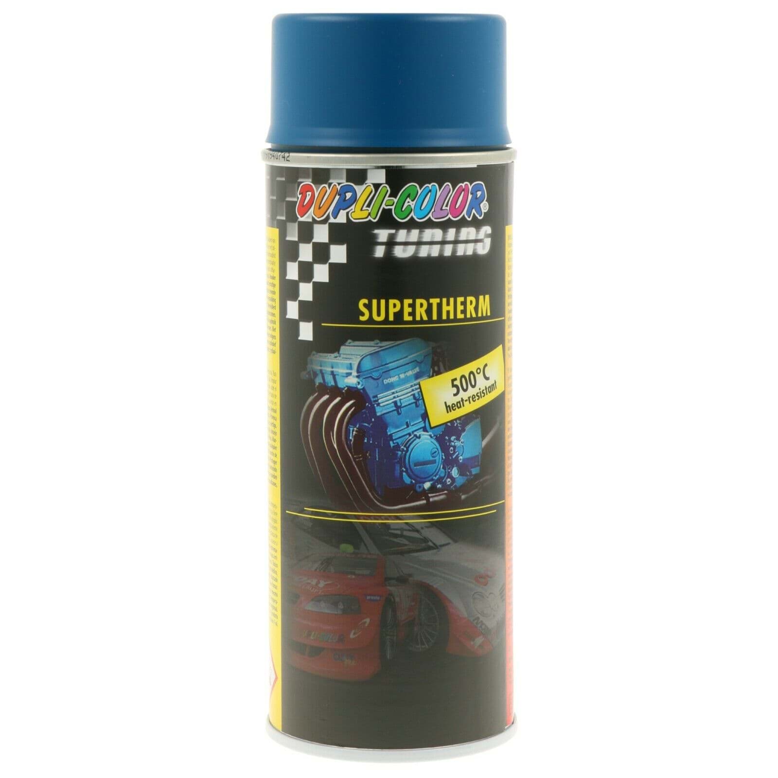 Bild von Hitzefest Blau 500°C Lackspray Sprühlack Auspufflack Motorlack Dupli-Color