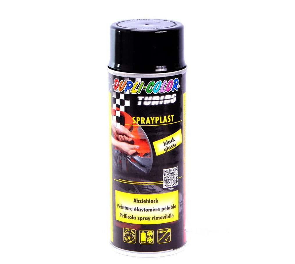 Bild von Abziehlack Sprühfolie 400 ml Schwarz Seidenmatt Dupli-Color SPRAYPLAST
