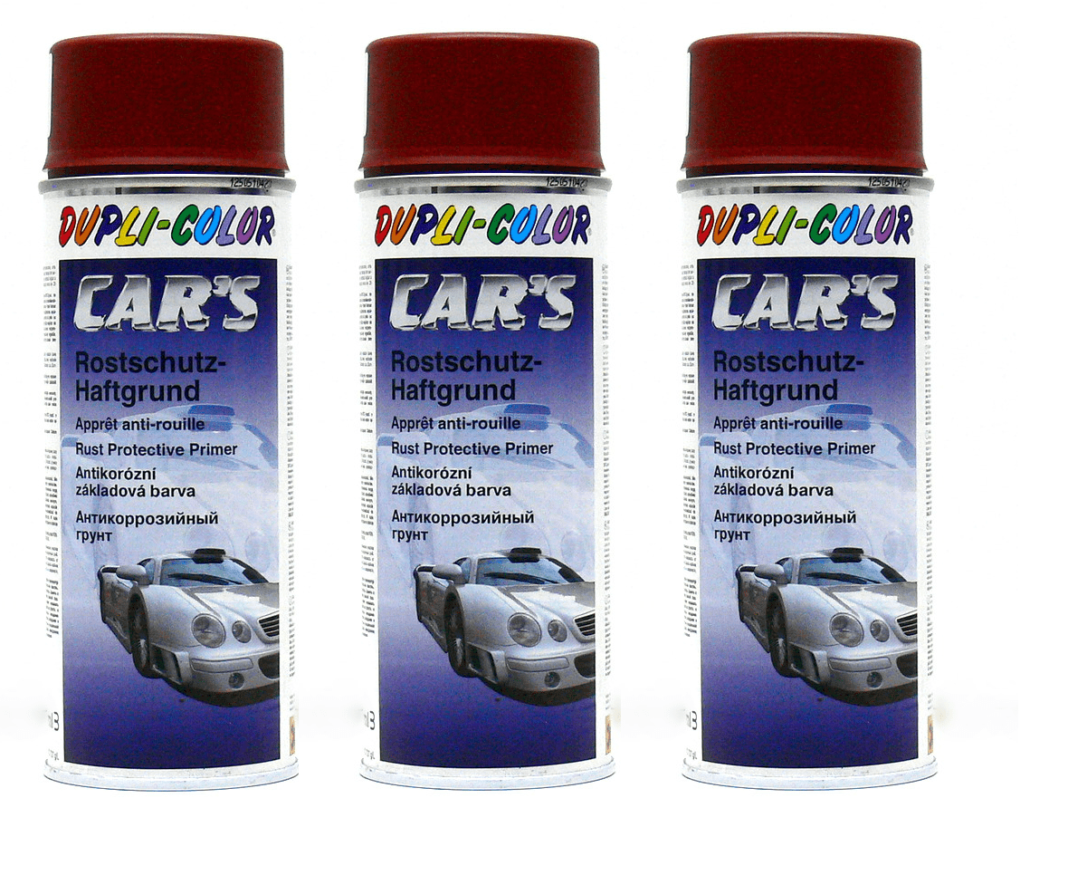 Bild von Duplicolor Cars Lackspray Haftgrund/Rostschutz rotbraun 3 x 400ml