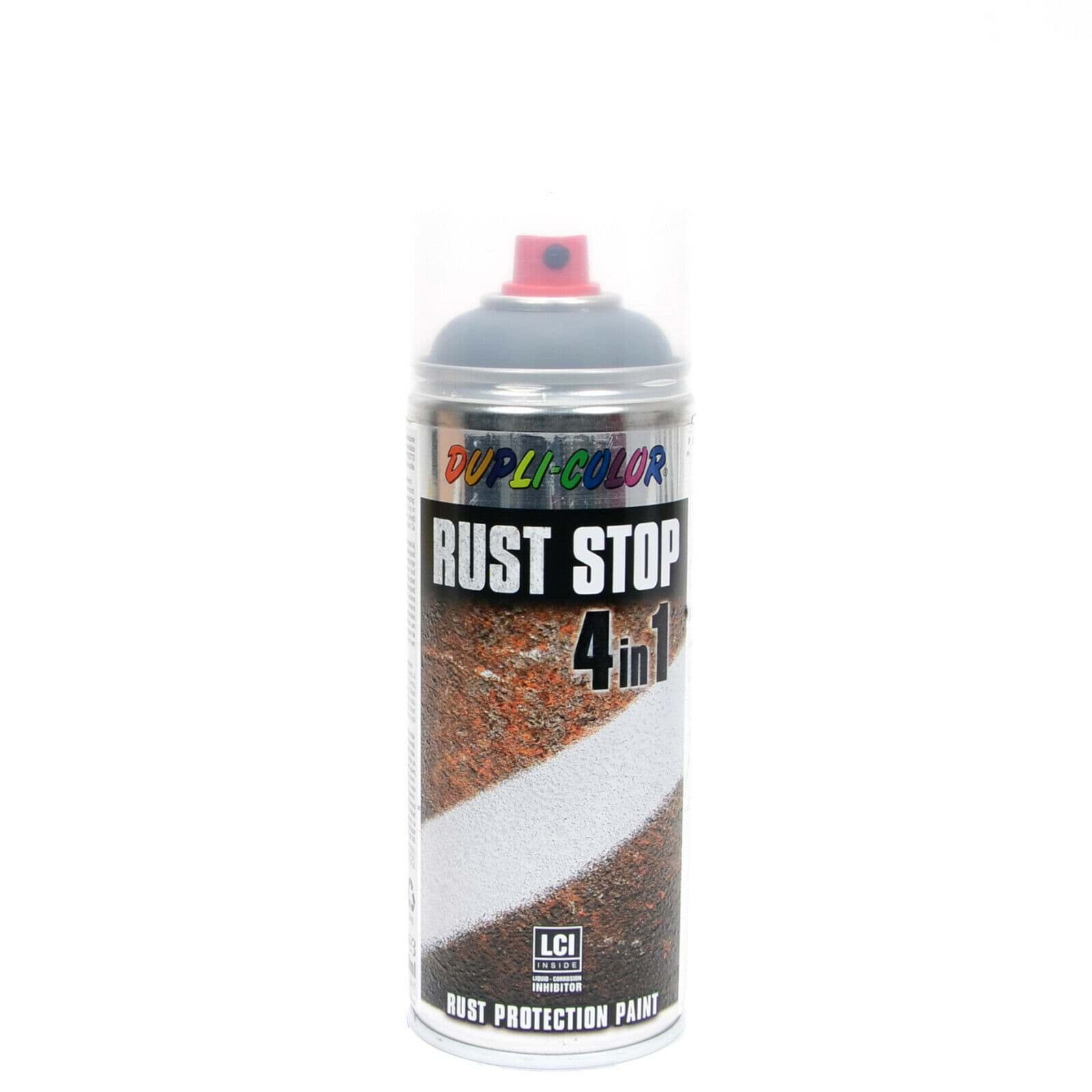 Bild von Rostschutz Lack Spray Sprühdose 4 in 1 Industrielack Rust Stop DB701 Eisenglimmer