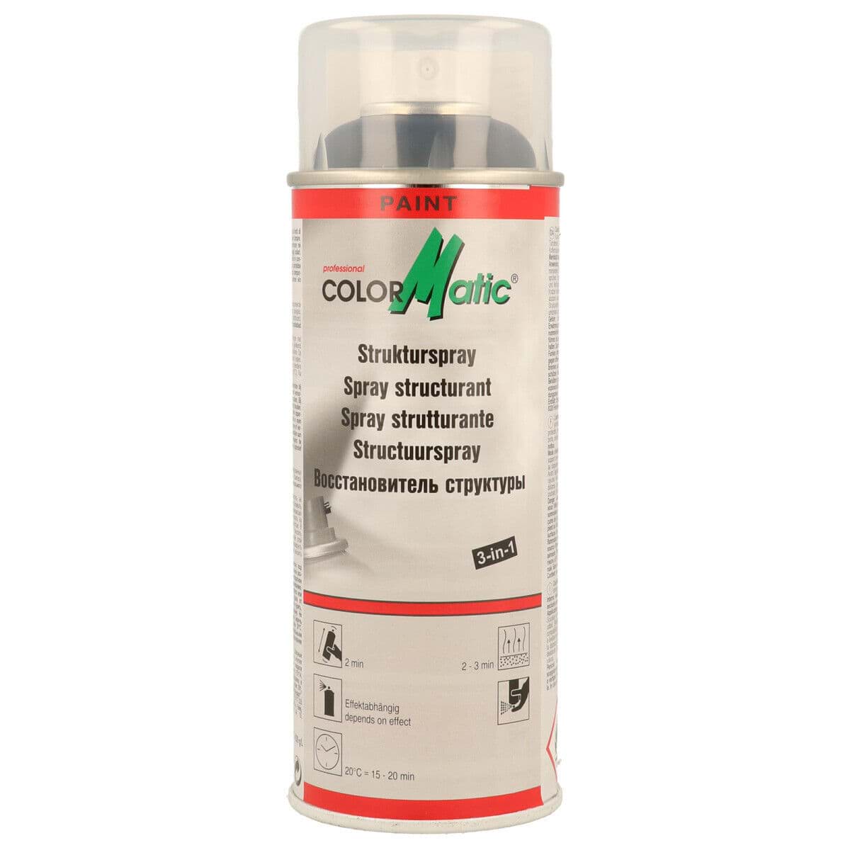 Bild von Dupli Color Colormatic 1K Struktur-Spray Schwarz Stoßfänger Stoßstange 400ml