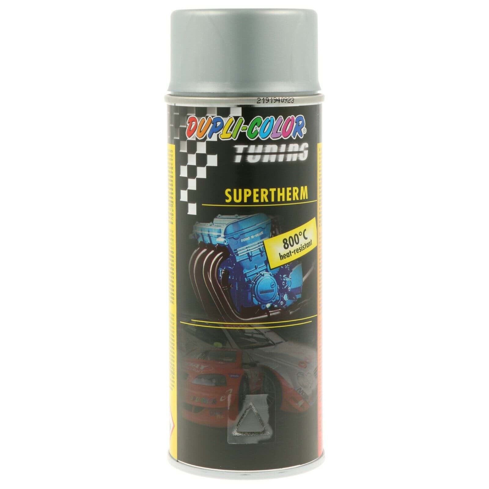Bild von Hitzefest Silber 800°C Lackspray Sprühlack Auspufflack Motorlack Dupli-Color
