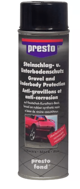 Bild von Presto Unterbodenschutz Spray überlackierbar schwarz 500ml 