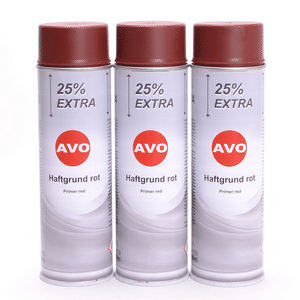 AVO Haftgrund rot Lackspray 3 x 500ml resmi