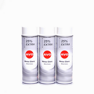 Изображение AVO weiss glänzend Lackspray 3 x 500ml